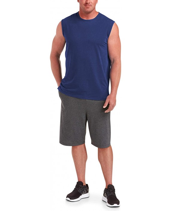 Essentials Men's Big & Tall Performance Cotton Muscle Tank fit by DXL