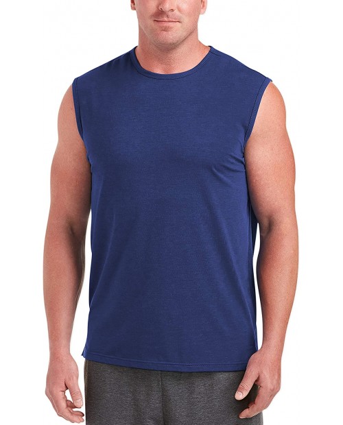  Essentials Men's Big & Tall Performance Cotton Muscle Tank fit by DXL