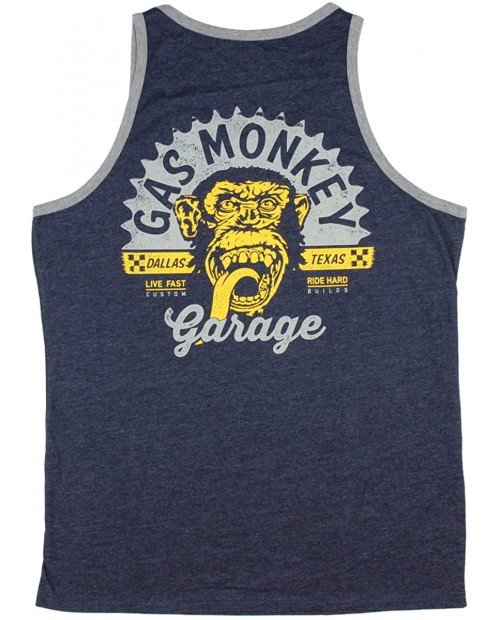 Gas Monkey Mens Graphic Tank Small 34 36 at  Men’s Clothing store
