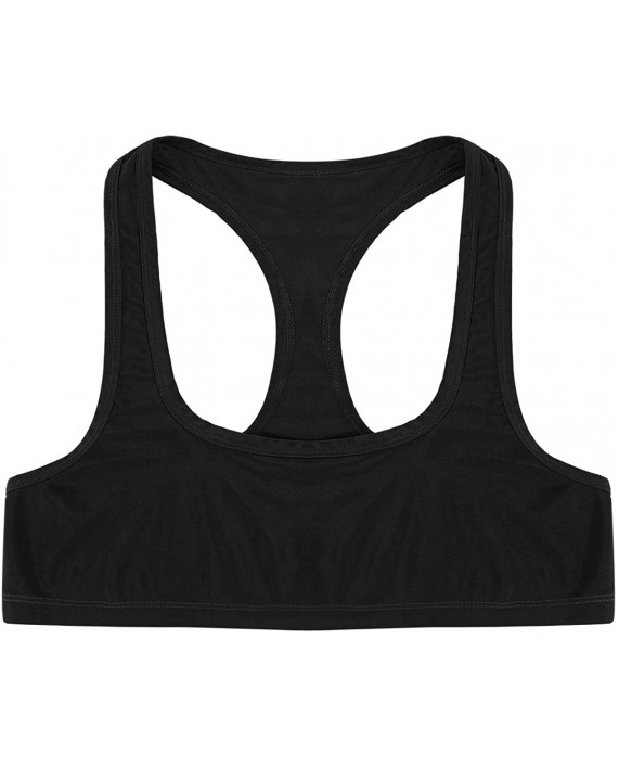 Hularka Men's Sleeveless Y-Back Muscle Half Tank Top Vest Tee Shirt Crop Top Sports T-Shirt at Men’s Clothing store