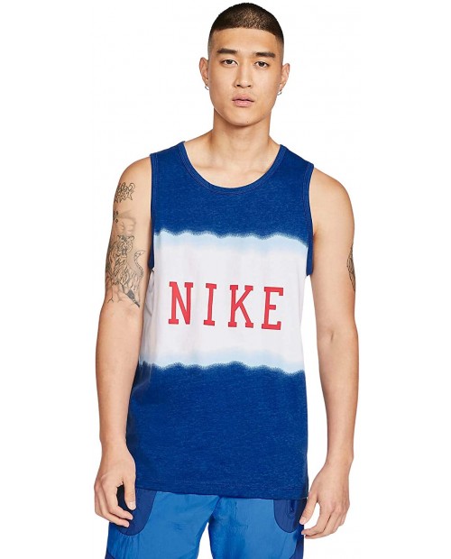 Nike Men's Sportswear Americana Statement Tank Top Deep Royal Blue Size Small at  Men’s Clothing store