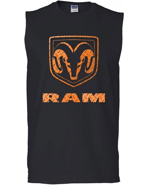Orange RAM Logo Muscle Shirt HEMI Pickup Truck Guts Glory Ram at  Men’s Clothing store