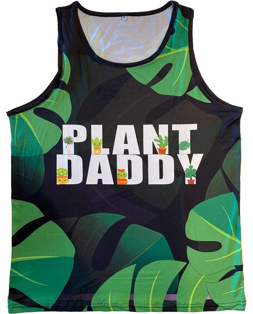 Plant Daddy Tank Top with Dry-Fit Stretchy Material for Plant Enthusiasts at Men’s Clothing store