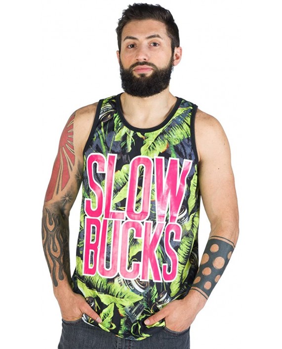 Slowbucks Men's C-Note Palm Tank Top at Men’s Clothing store