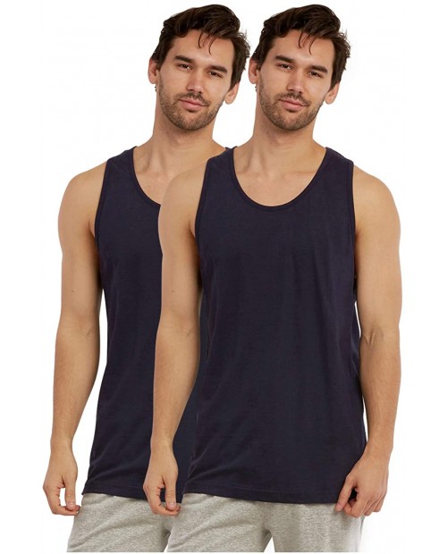 Tank Top - Men's Relaxed Fit Cotton Tank Top - 2 in a Pack