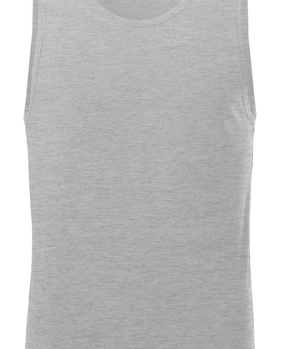 Youstar Basic Solid Tank Top Heather Gray Size S at Men’s Clothing store