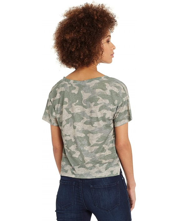 Skinnygirl Women's Dahlia V-Neck Short Sleeve Tee Shirt at Women’s Clothing store