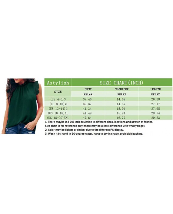 Astylish Women Summer Halter Chiffon Tank Tops Casual Sleeveless Shirts BlousesS-XXL at Women’s Clothing store