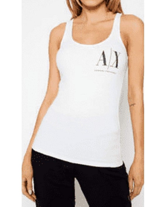 AX Armani Exchange Women's Icon Logo Tank Top at Women’s Clothing store