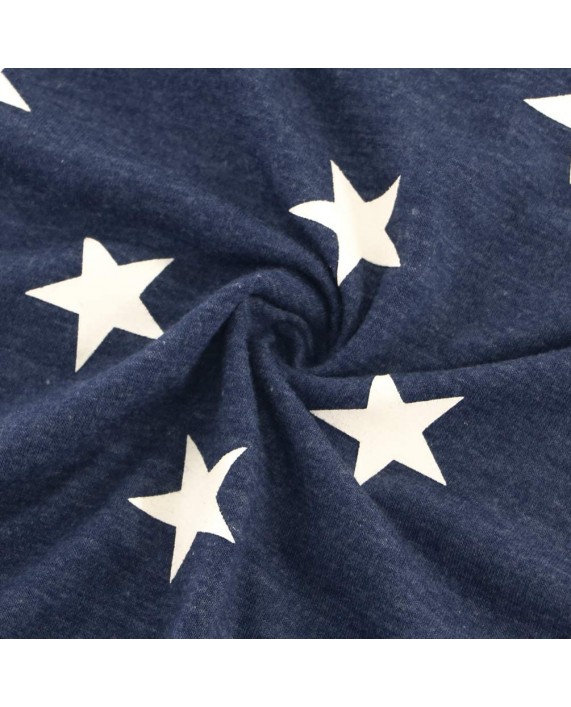 Binshre USA Flag Print Tank Tops Women American Stars Stripes Patriotic T Shirt Summer Casual Vest Tees at Women’s Clothing store
