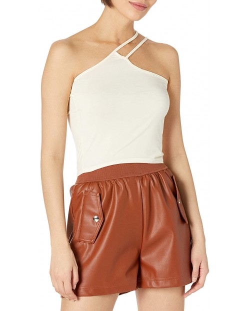 KENDALL + KYLIE Women's Crop Top with Asymmetric Straps at  Women’s Clothing store