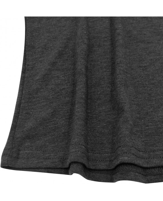 Topstype Womens Crew Neck Cami Tank Tops Summer Casual Tees with Sequin Pocket at Women’s Clothing store