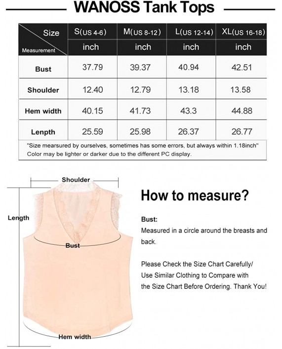 Womens Summer Tops Lace Blouse Camisole for Women Sleeveless V Neck Tank top Casual Flowy Loose Cami Shirts at Women’s Clothing store