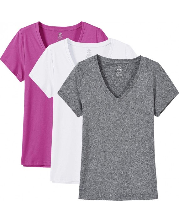 AIRIKE Running Shirts for Women Short Sleeve V Neck Sports Shirts Quick Dry Woman Yoga Shirts for Tennis Hiking Training Golf at Women’s Clothing store