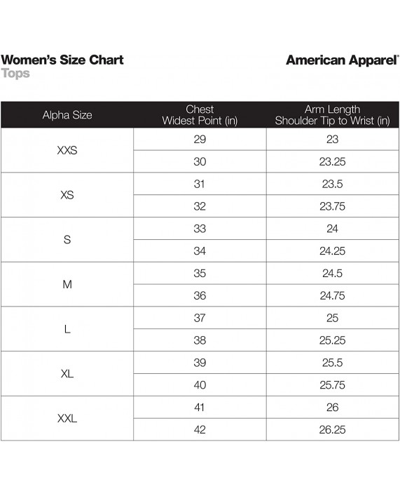 American Apparel Women's Cotton Spandex Jersey Long Sleeve Crop Top