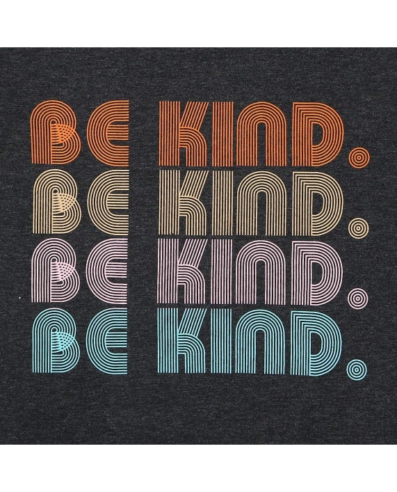 Be Kind T Shirts Women Colorful Graphic Kindness Shirt Casual Inspirational Short Sleeve Tees Tops at Women’s Clothing store