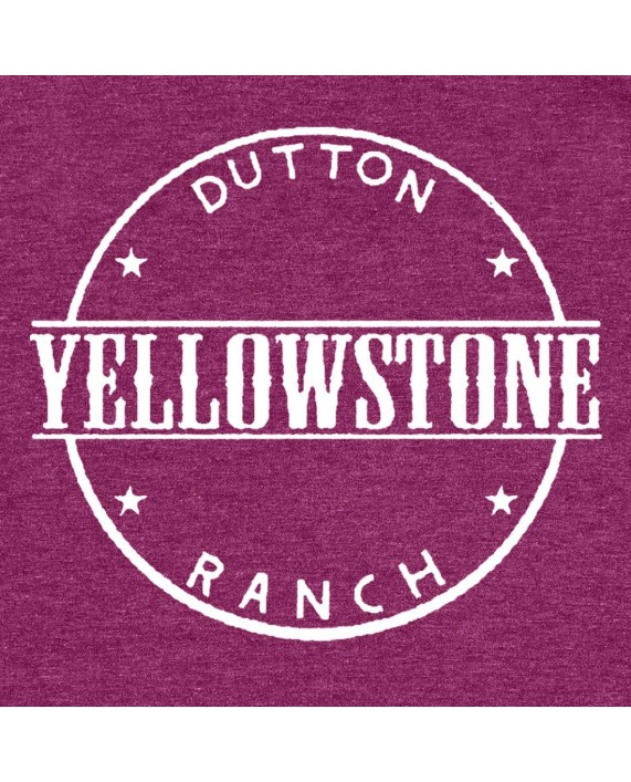 FASHGL Yellowstone Dutton Ranch T-Shirt Yellowstone TV Show Tee Vantage Causal Shirt at Women’s Clothing store