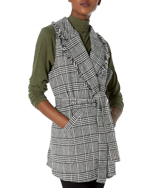 Democracy womens Plaid Vest at  Women’s Clothing store