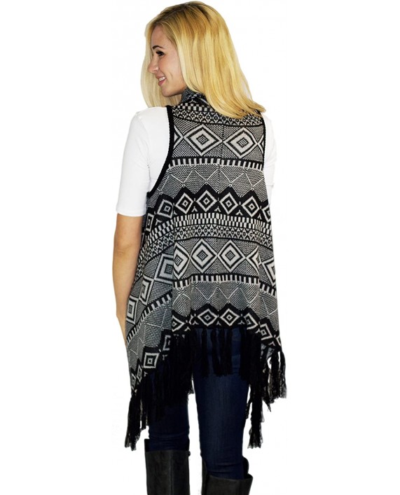 Jack Women's Darice Acrylic Intarsia Sweater Vest Multi Medium at Women’s Clothing store
