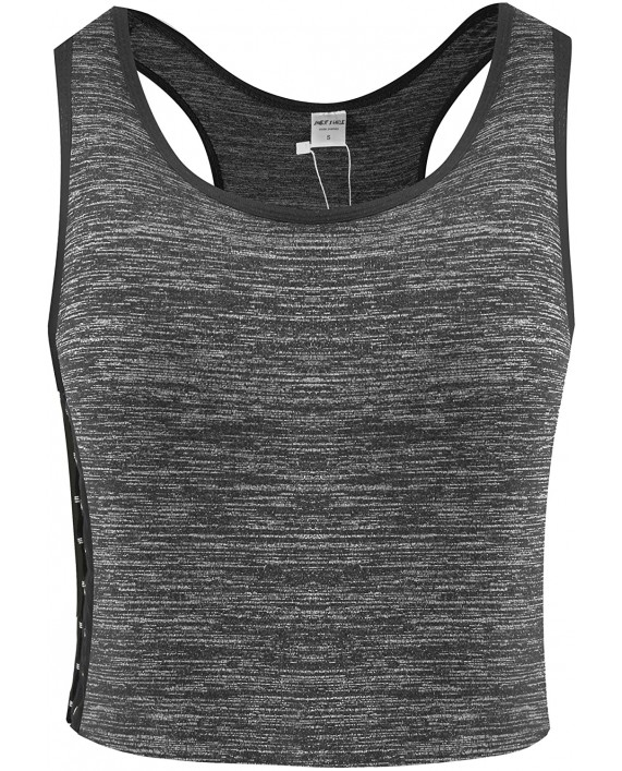 XUJI Women Tomboy Breathable Cotton Elastic Band Colors Chest Binder Tank Top M-6XL at Women’s Clothing store