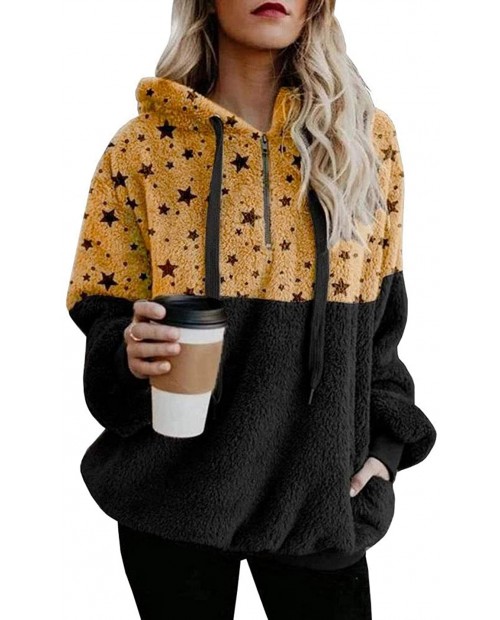 AMEBELLE Women's Oversized Cozy Pullover Fuzzy Sherpa Fleece Hoodies with Pockets at  Women’s Clothing store