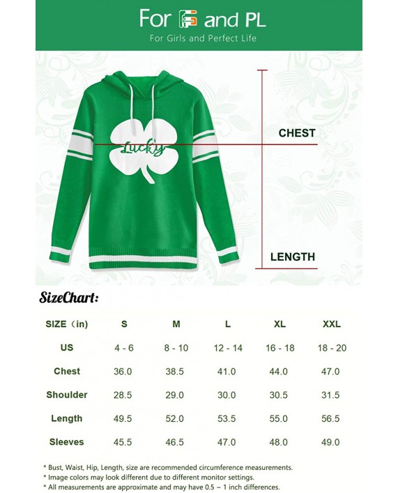 For G and PL Women's St. Patrick's Day Hooded Sweater at Women’s Clothing store