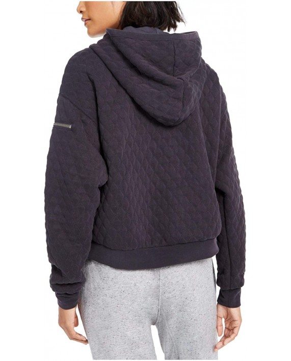 Free People FP Movement Women's Hibernation Quilted Zip Hoodie Eclipse at Women’s Clothing store