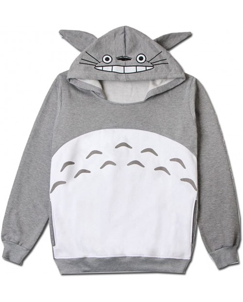 Men Women Couples Totoro Print Hoodie Sweatshirt Teen Sweater Pullover Tops at  Women’s Clothing store