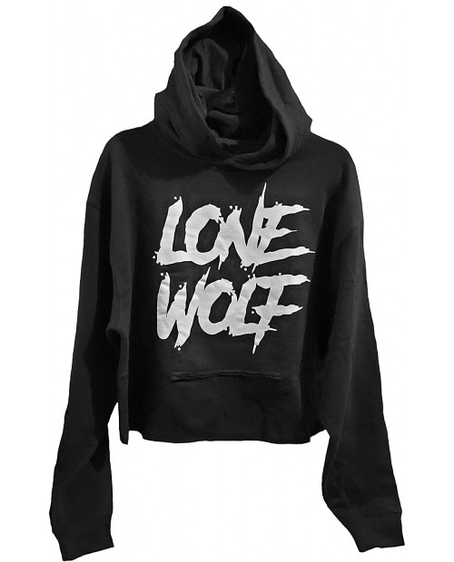 The Drive Clothing - Lone Wolf Crop Hoodie - Road Rash Collection at  Women’s Clothing store