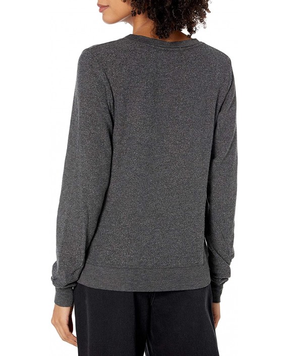 Wildfox Women's Baggy Beach Long Sleeve Pullover Sweatshirt at Women’s Clothing store