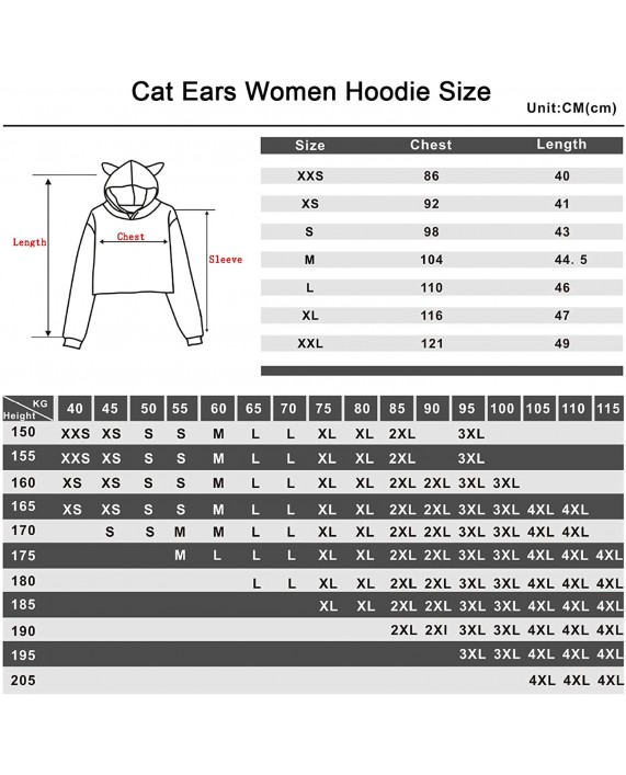 Women Cat Ear Hoodies Hisoka Anime Pullover Cropped Top Sweatshirt at Women’s Clothing store