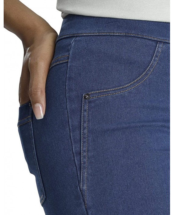 HUE Women's Side Vent Denim Mid-Rise Capri at Women's Jeans store