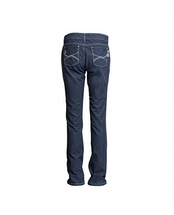 Lapco FR L-PFRD10M 10RG Ladies FR Modern Fit Jeans 100% Cotton 10RG Washed Denim