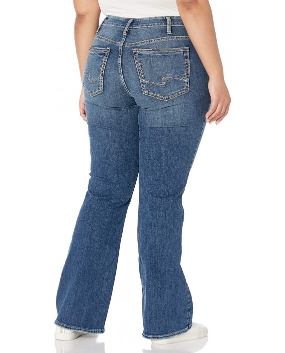 Silver Jeans Co. Women's Plus Size Suki Curvy Fit Mid Rise Bootcut Jeans