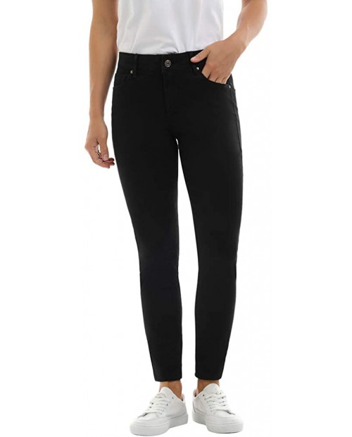 Women's Simple Super Stretch 5-Pocket Colorful Comfy Denim Skinny Jeans at  Women's Jeans store