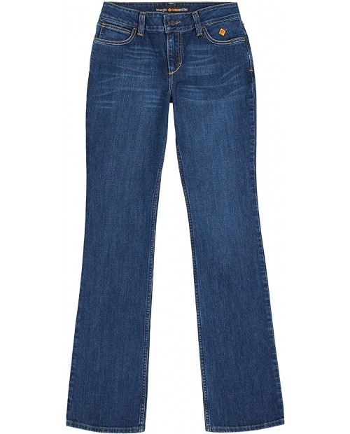 Wrangler Riggs Workwear Women's Fr Flame Resistant Retro Mae Boot Cut Jean at Women's Jeans store