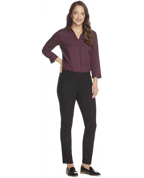 Van Heusen Women's Super Stretch Straight Fit Trouser Pant at Women’s Clothing store