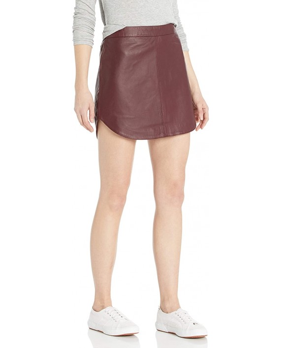 BB DAKOTA Women's Conrad Leather Mini Skirt at Women’s Clothing store
