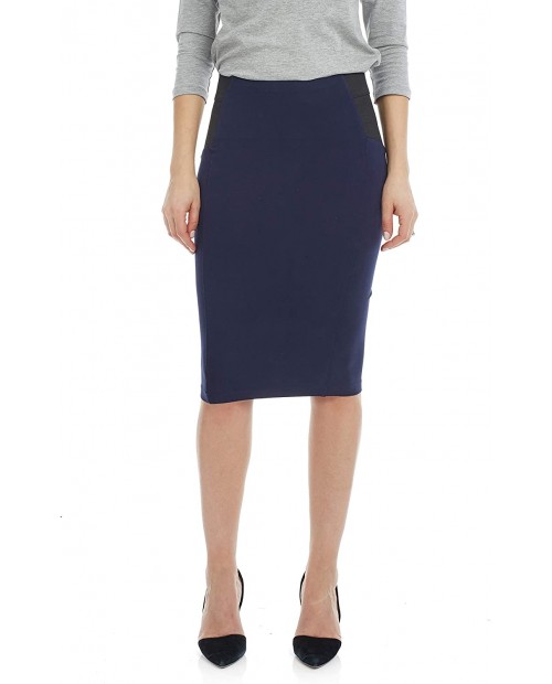 ESTEEZ Women's Ponte Midi Bodycon Pencil Skirt - Modest Below Knee Length - Office - Charlotte at  Women’s Clothing store