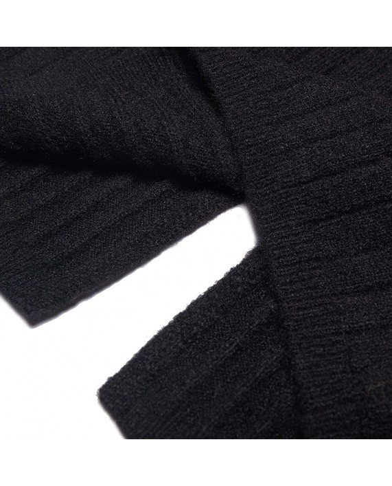 JSTEX Women's Ribbed Knit Midi Sweater Skirt High Waist Stretchy Casual Work Pencil Skirt