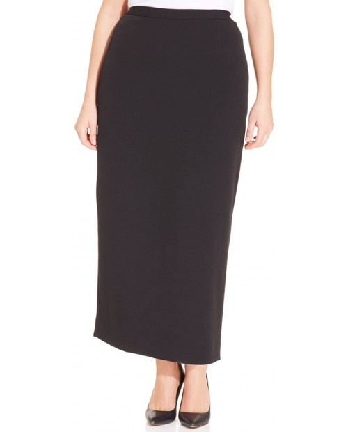 Kasper Women's Plus Size Solid Column Skirt at  Women’s Clothing store