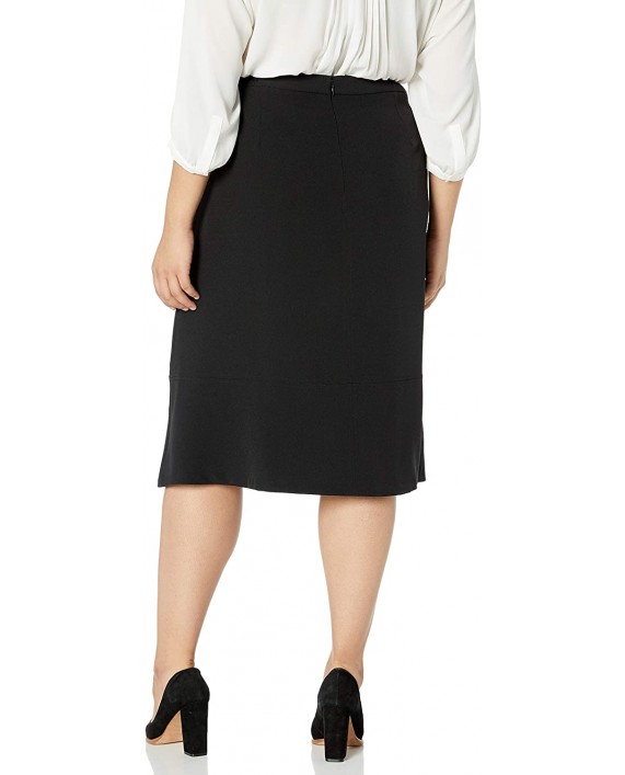 Kasper Women's Plus Size Stretch Flare Skirt at Women’s Clothing store
