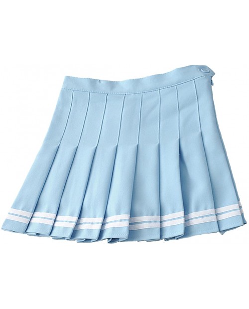 Minuoyi Sports High Waist with Underpants Tennis School Cheerleader Pleated Skirt at  Women’s Clothing store