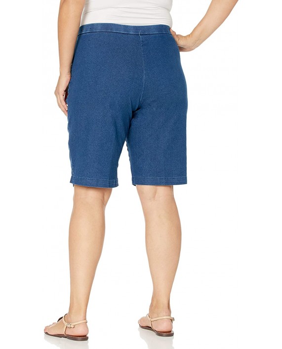 Alfred Dunner Women's Classic Fit Allure Denim Short at Women’s Clothing store