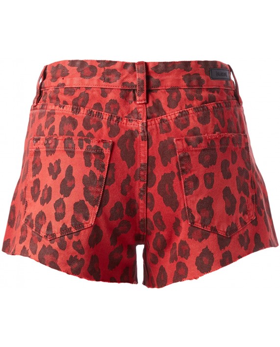 [BLANKNYC] Women's Leopard Print High Rise Denim Short at Women’s Clothing store