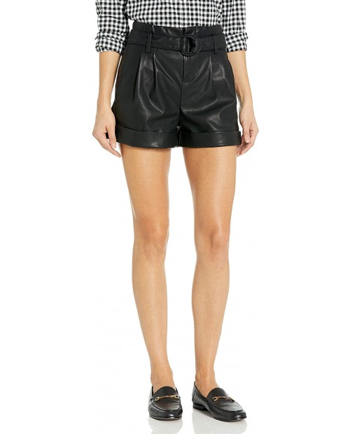 [BLANKNYC] Women's Vegan Leather Shorts Shorts |