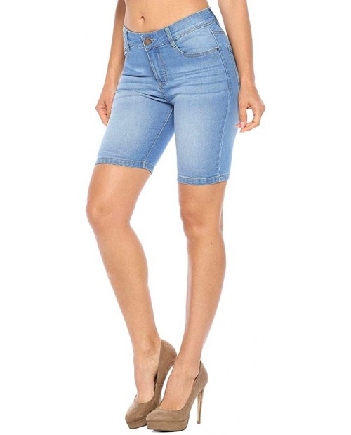 ICONICC Women's Butt Lifting Jean Shorts Distressed Denim Hot Pants at  Women’s Clothing store