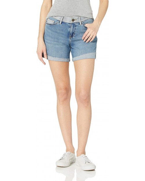 Lee Women's Flex Motion Regular Fit 5 Pocket Short at  Women’s Clothing store
