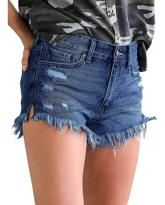 Luodemiss womens Denim Shorts at Women’s Clothing store