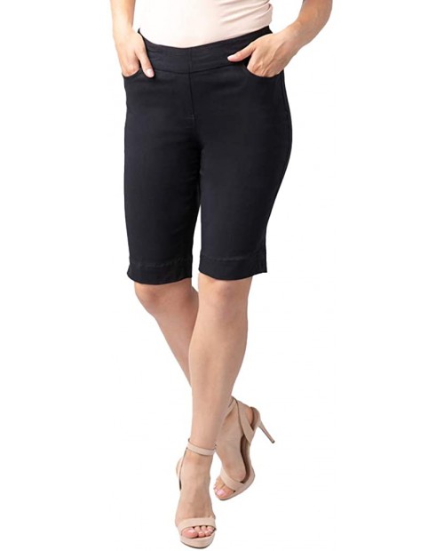 Vincente Women's Wide Band Pull-on Solid Walking Short |